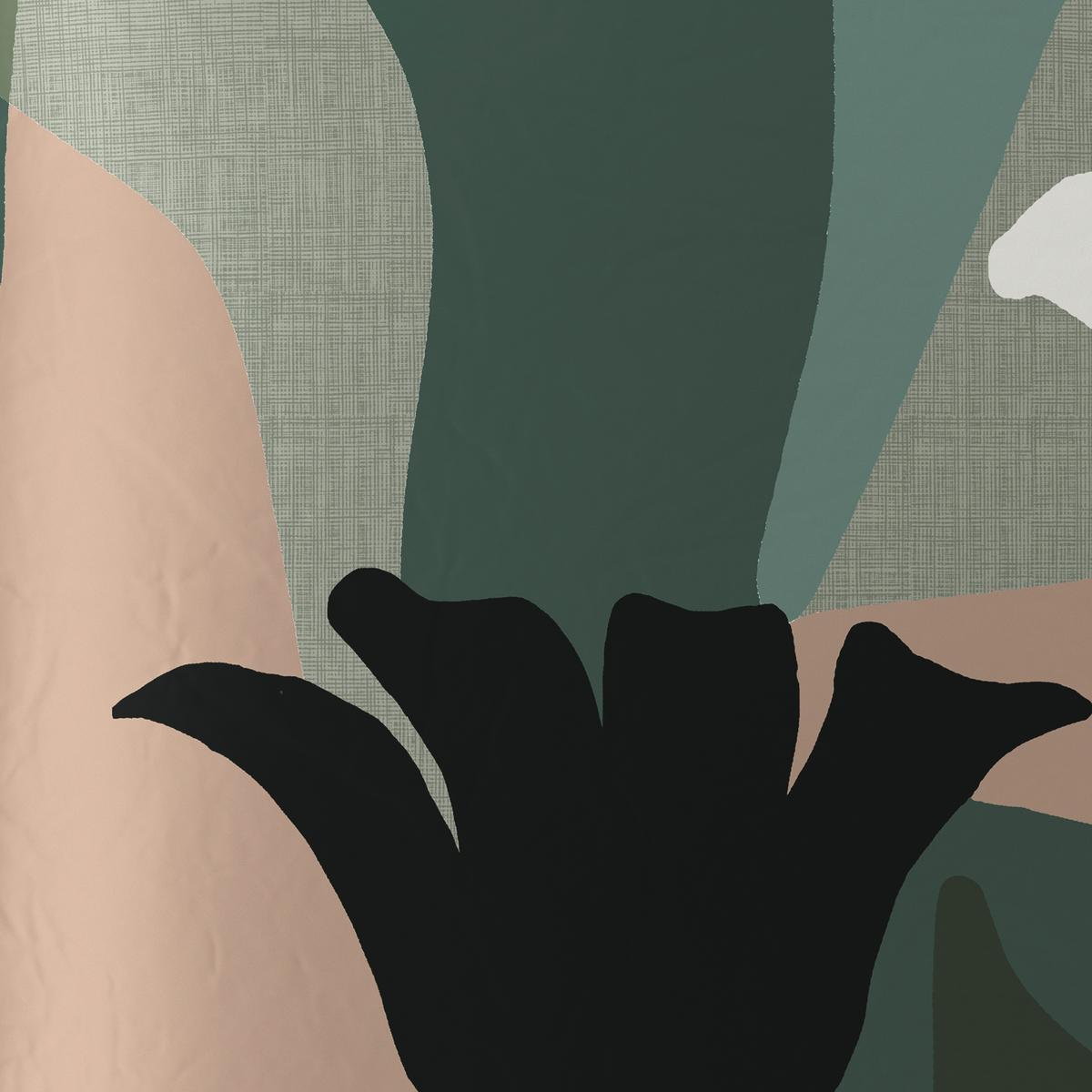 BETTWÄSCHESET TAMARA - Grün, Konventionell, Textil (160/210cm) - Modern Living