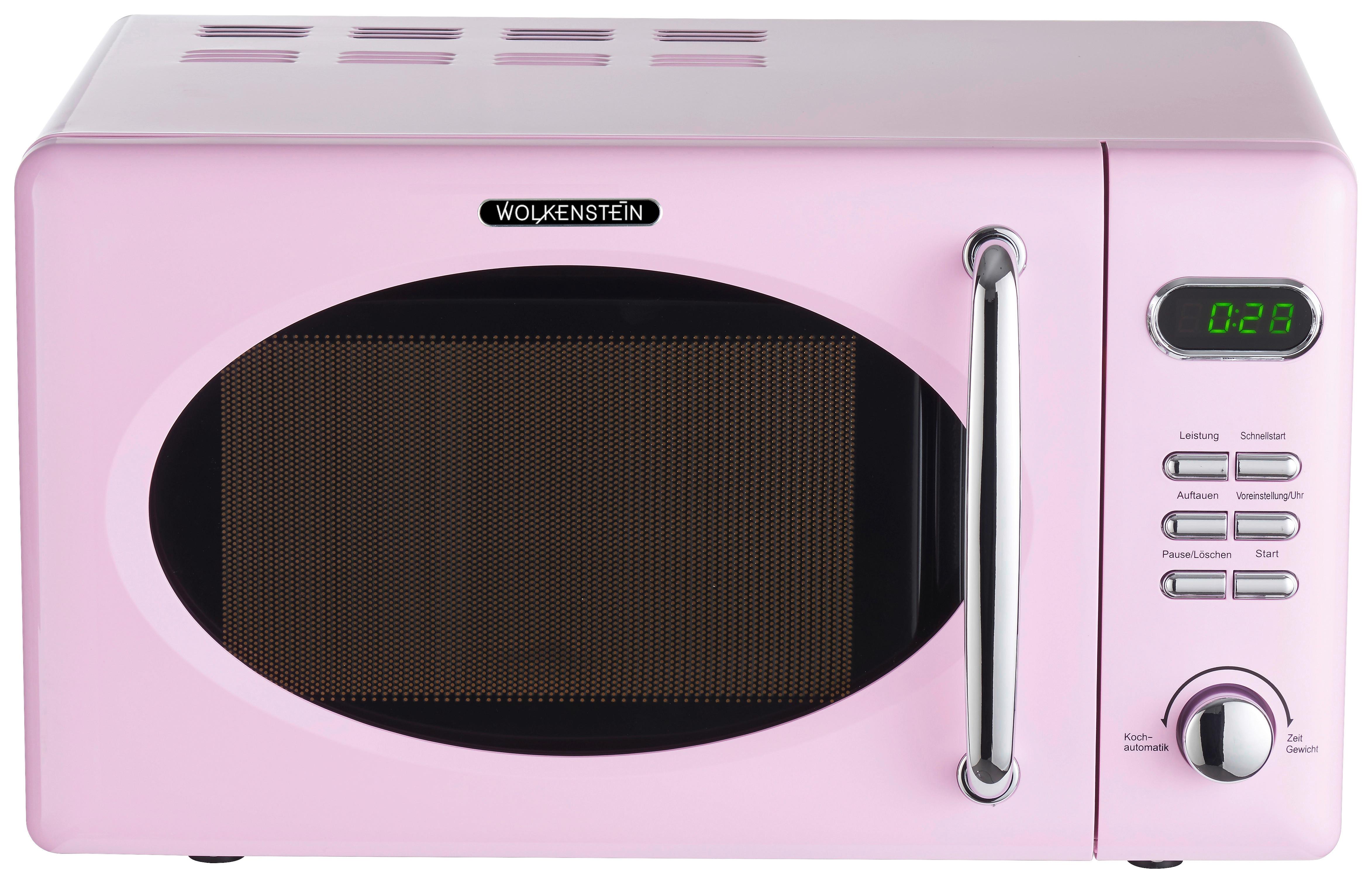 Mikrowelle WMW720 SP Pink - Pink, Basics, Metall (46/26/37cm) - Wolkenstein