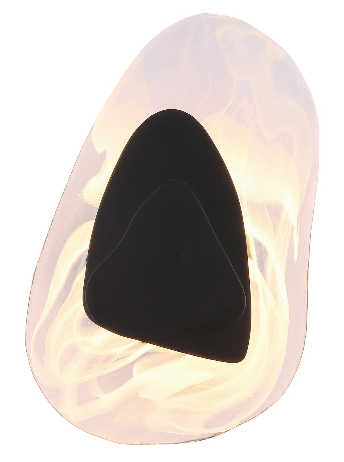 LED-WANDLEUCHTE 78411S DORSEY - Klar/Weiss, Design, Glas/Metall (20,3/31,5cm) - Globo