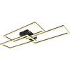 LED-TAKLAMPA BEKKA - opal/svart, Modern, metall/plast (90/40/8cm) - Mömax