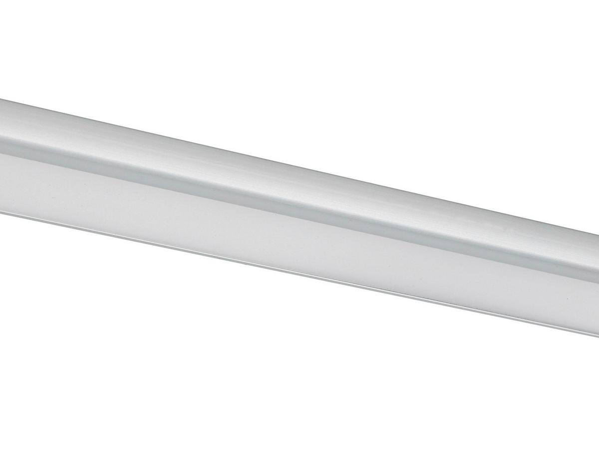 Unterbauleuchte Unti max. 4,5 Watt - Silberfarben/Grau, MODERN, Kunststoff/Metall (46/4/1cm) - Mömax