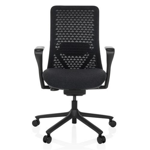 Pisarniški Stol Vervio, Črna - črna, Moderno, kovina/umetna masa (63/102 - 111/67cm) - MID.YOU