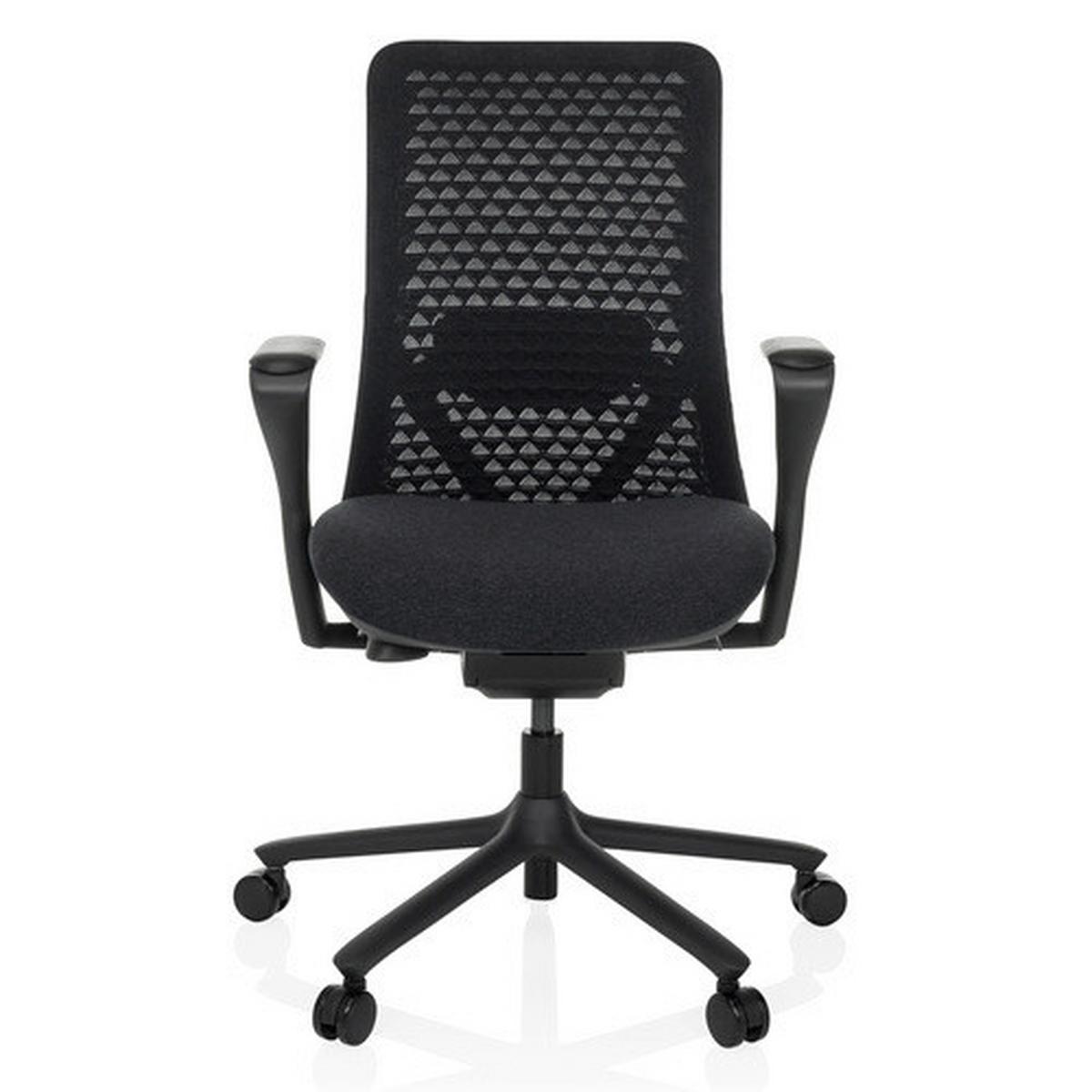 Pisarniški Stol Vervio, Črna - črna, Moderno, kovina/umetna masa (63/102 - 111/67cm) - MID.YOU