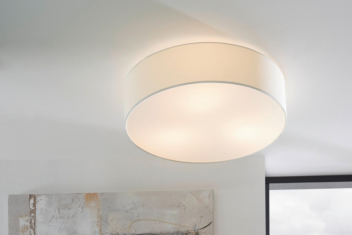 LAMPA SUFITOWA 97611 PASTERI - biały, Design, metal/tkanina (57/15cm) - Eglo