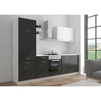 Kuhinjski Blok Brez Aparatov Promo, Bela, Grafit, 270cm - siva/bela, Design, umetna masa/leseni material (270cm) - P & B