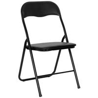 Zložljiv Stol Tudela Basic, Črna - črna, Moderno, kovina (44/81/48cm) - MID.YOU