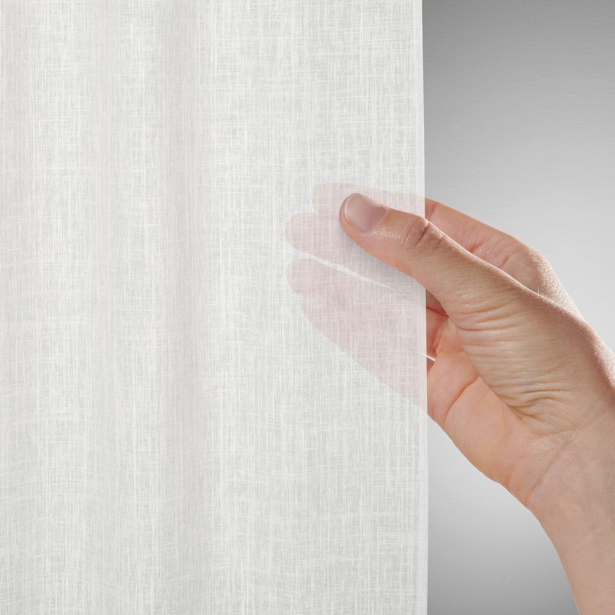 Fertigvorhang Lina Weiß ca. 140x255cm - Weiß, Textil (140/255cm) - Premium Living