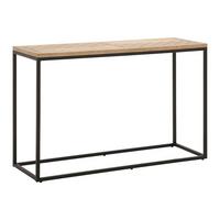 Konsolentisch Catalina ca. 120x40 cm Linde - Eichefarben/Schwarz, MODERN, Holz/Holzwerkstoff (120/40/76cm) - Bessagi Home