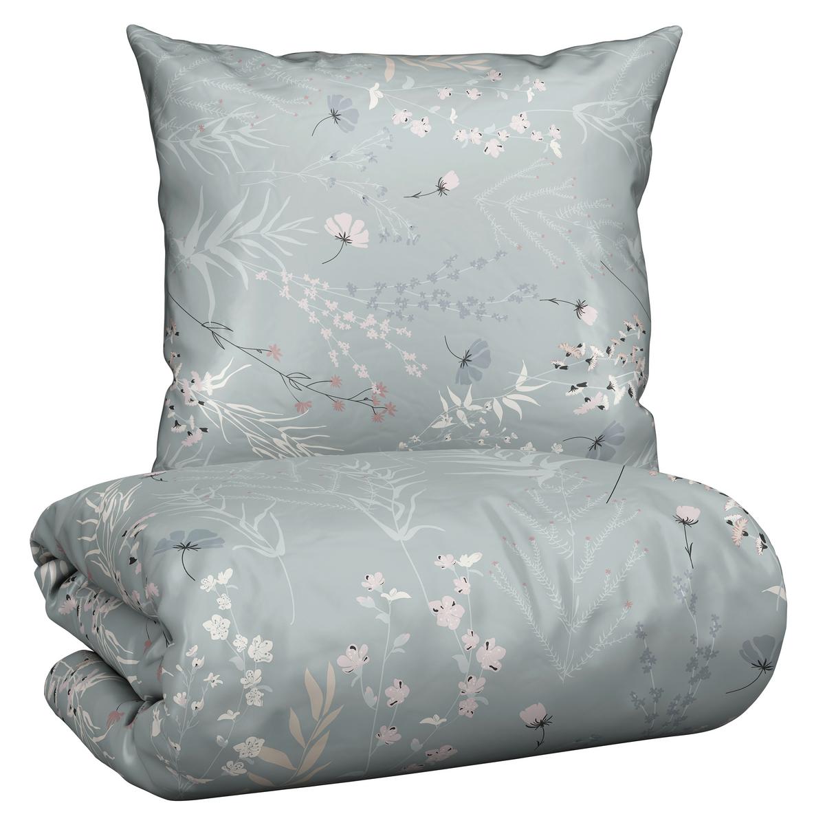 Bettwäsche Lina XXL Grau ca. 200x200cm - Grau, KONVENTIONELL, Textil (200/200cm) - Mömax