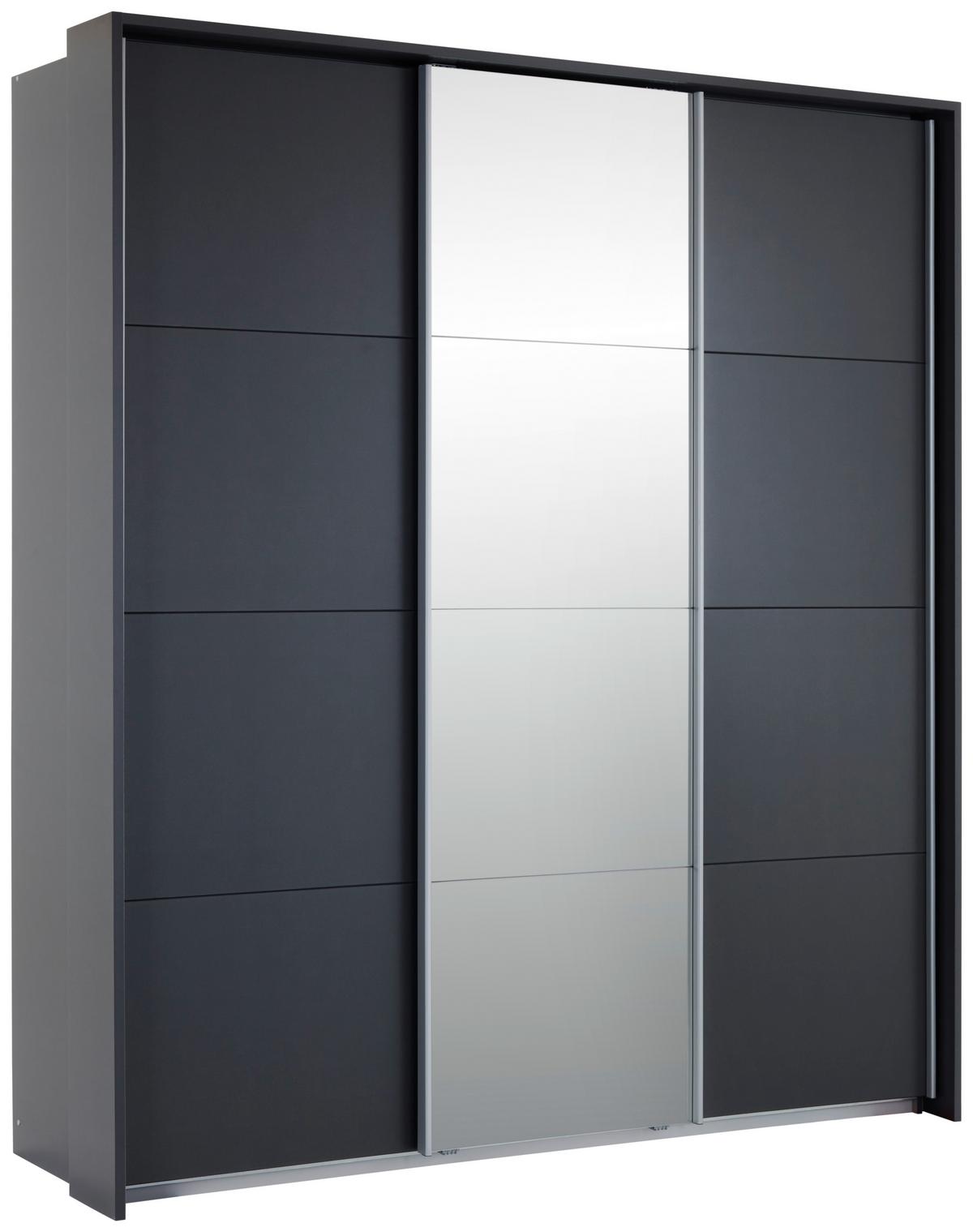 Ramă pentru dulap MIAMI - gri, Modern, material pe bază de lemn (211/233/64cm)