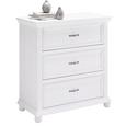 Kommode Weiß - Weiß, ROMANTIK / LANDHAUS, Holz/Metall (90/95/45cm) - Zandiara Kommode Weiß - Weiß, ROMANTIK / LANDHAUS, Holz/Metall (90/95/45cm) - Zandiara