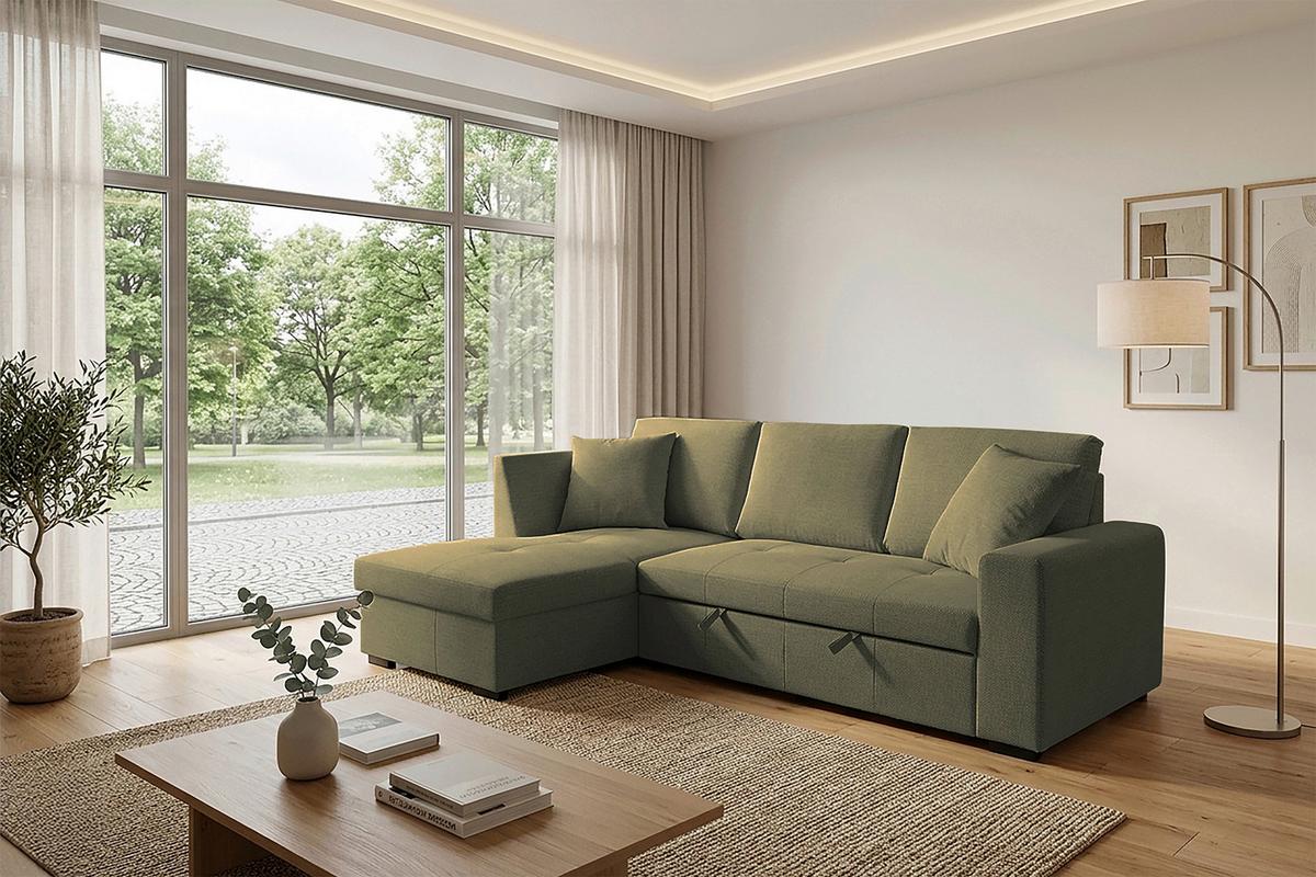 Coltar LUKAS - măsliniu, Trend, textil (158/239cm)