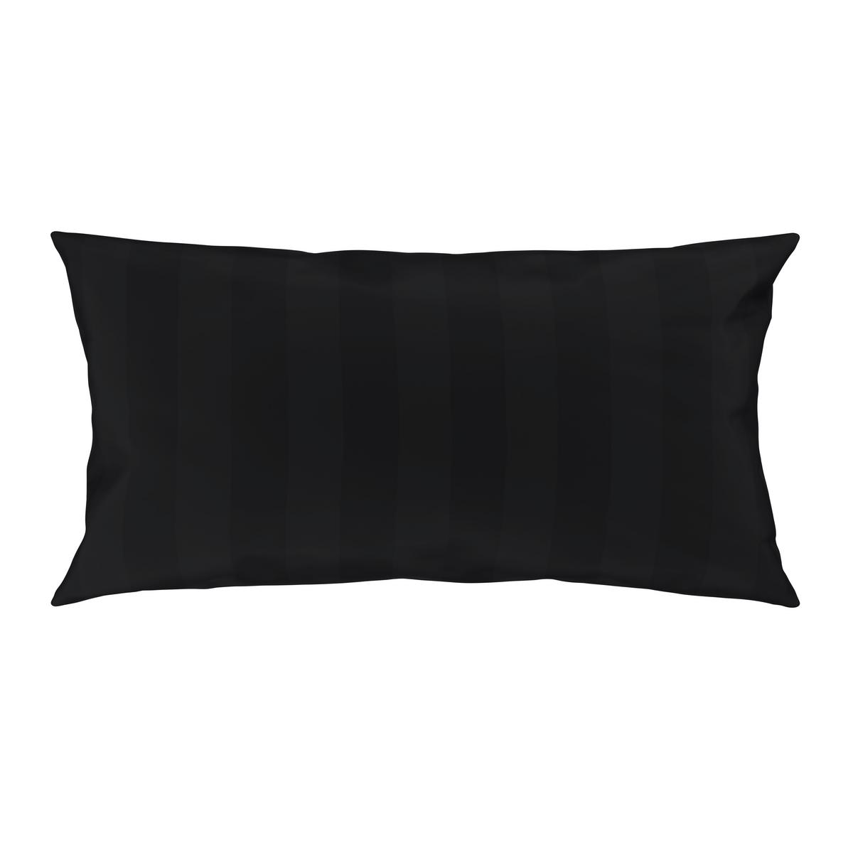 Prevleka Blazine Xenia Streif - črna, Moderno, tekstil (40/80cm) - Premium Living