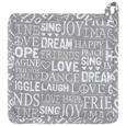 Topflappen Friends Grau - Grau, Textil (20/20cm) - Mömax modern living