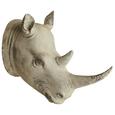 Dekotier Rhino Grau - Grau, LIFESTYLE, Kunststoff (53/63,5/33cm) - Modern Living Dekotier Rhino Grau - Grau, LIFESTYLE, Kunststoff (53/63,5/33cm) - Modern Living