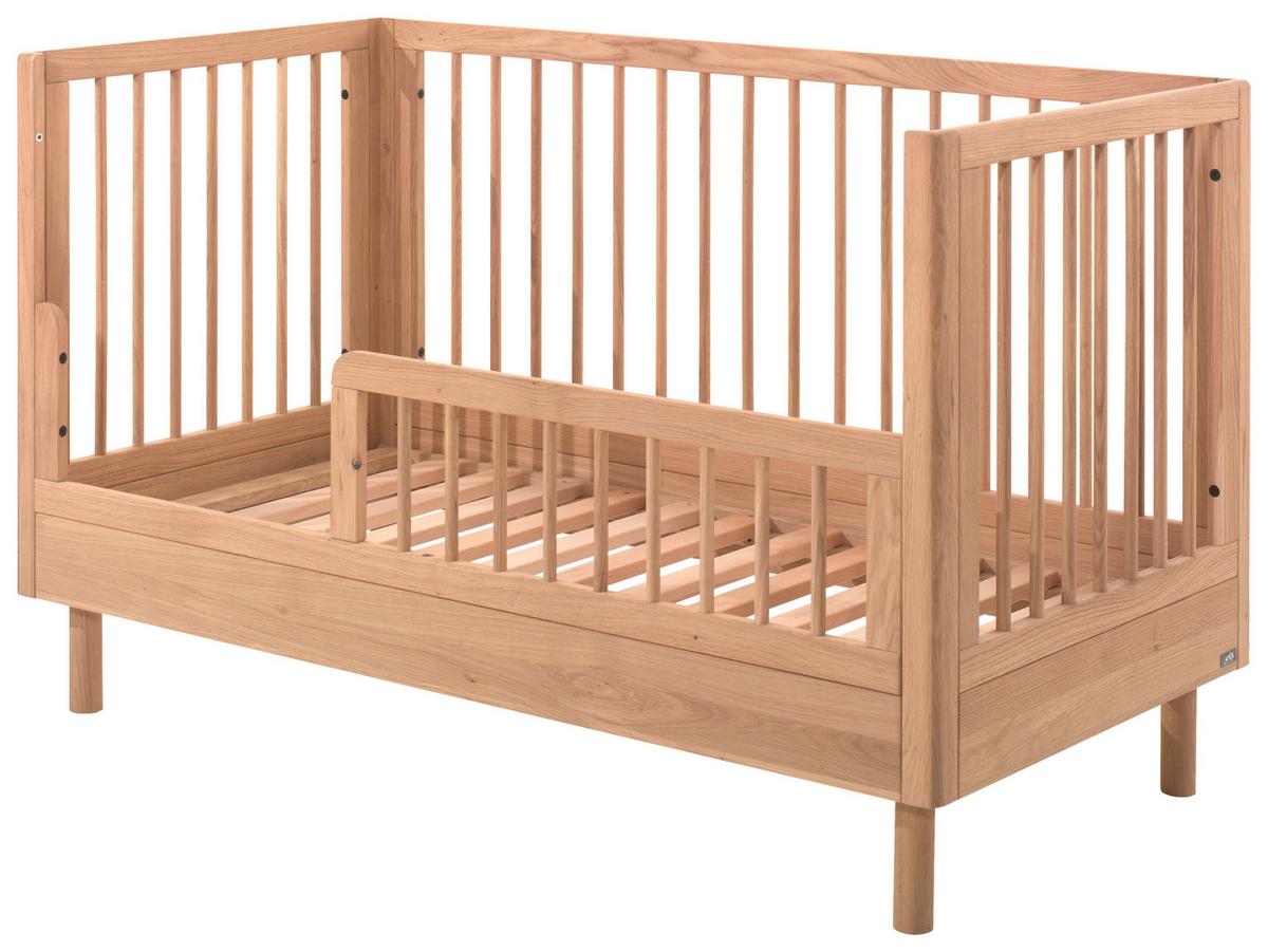 Gitterbett FORREST Naturfarben ca. 70x140 cm Echtholz Eiche - Naturfarben, MODERN, Holz (70/140cm) - Vipack