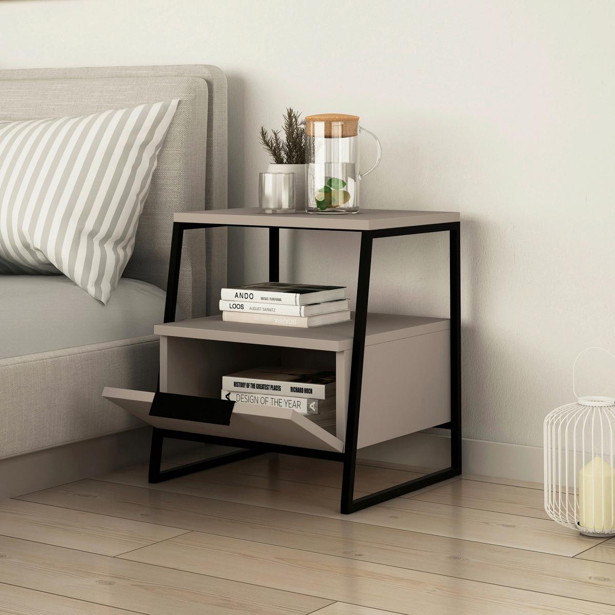 Mizica Pal - siva/bela, Design, leseni material (45/40/50cm) - Livetastic