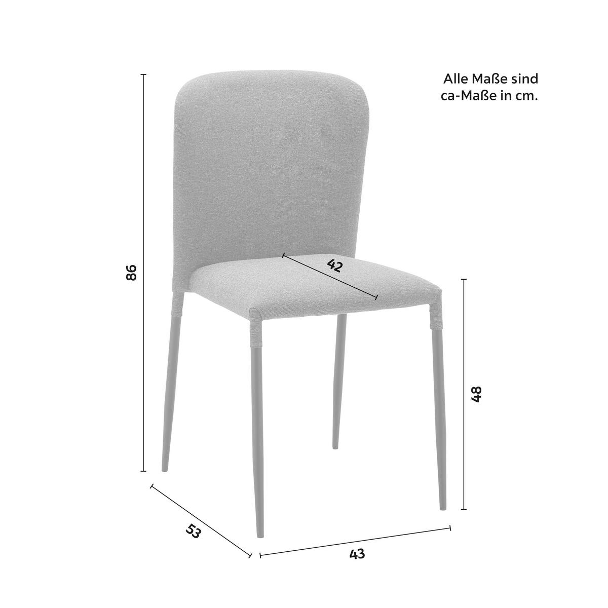 KRZESŁO NIO - niebieski/czarny, Modern, metal/drewno (43/86/53cm) - Bessagi Home