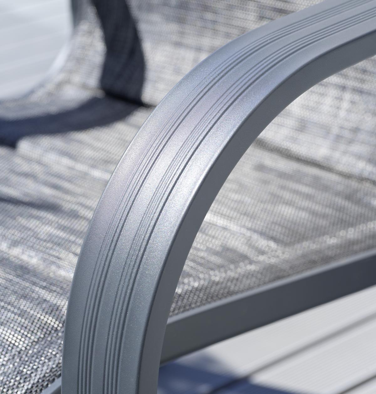 Stapelsessel Bono 1 Anthrazit - Anthrazit, Modern, Textil/Metall (73/108/64cm) - Mömax