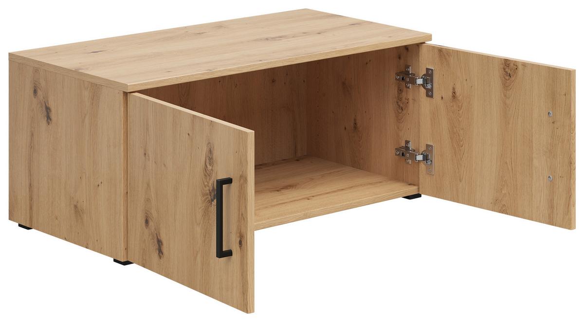Nadogradnja Za Ormar Multi - hrast Artisan/crna, Moderno, drvni materijal/plastika (80/35/40cm) - Modern Living