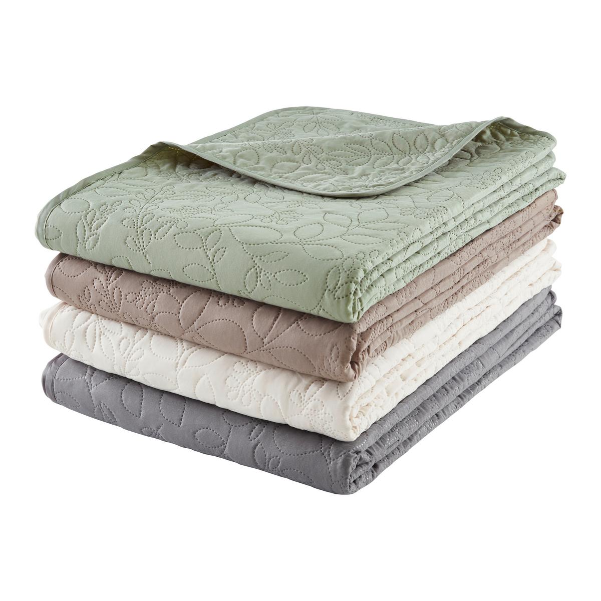 Tagesdecke Grace Weiß ca. 220x240cm - Weiß, Textil (220/240cm) - Mömax