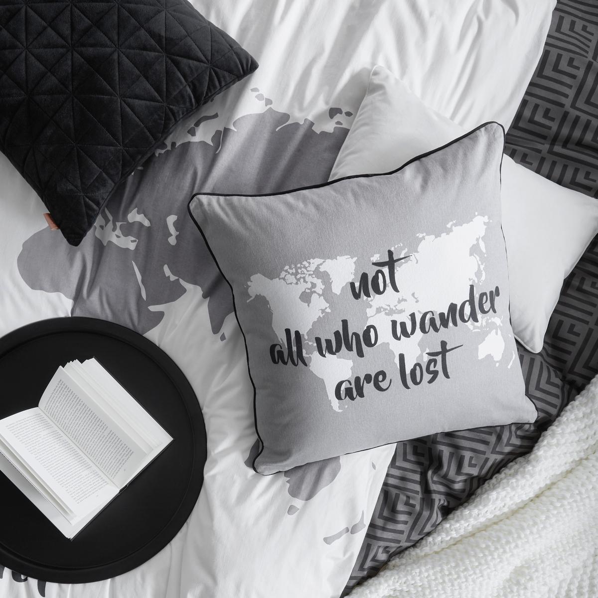 Kissenhülle Mary aus Samt ca. 45x45cm - Schwarz, Modern, Textil (45/45cm) - Modern Living