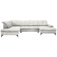 Kutna Garnitura Sierra - bež/crna, Moderno, tekstil/metal (181-230/90-106/364cm) - Modern Living