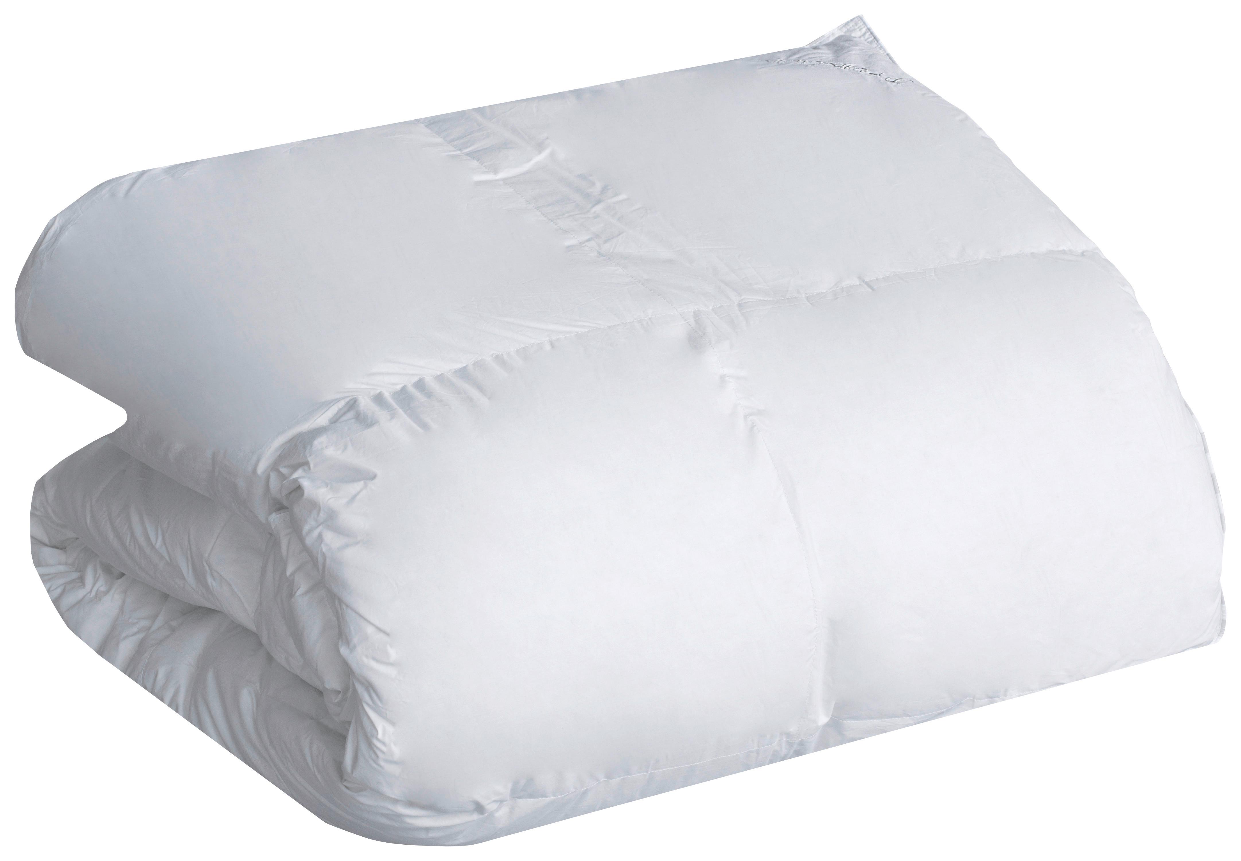 Kassettenduvet Premium Weiss ca. 200x210cm - Weiss, Textil (200/210cm) - Premium Living