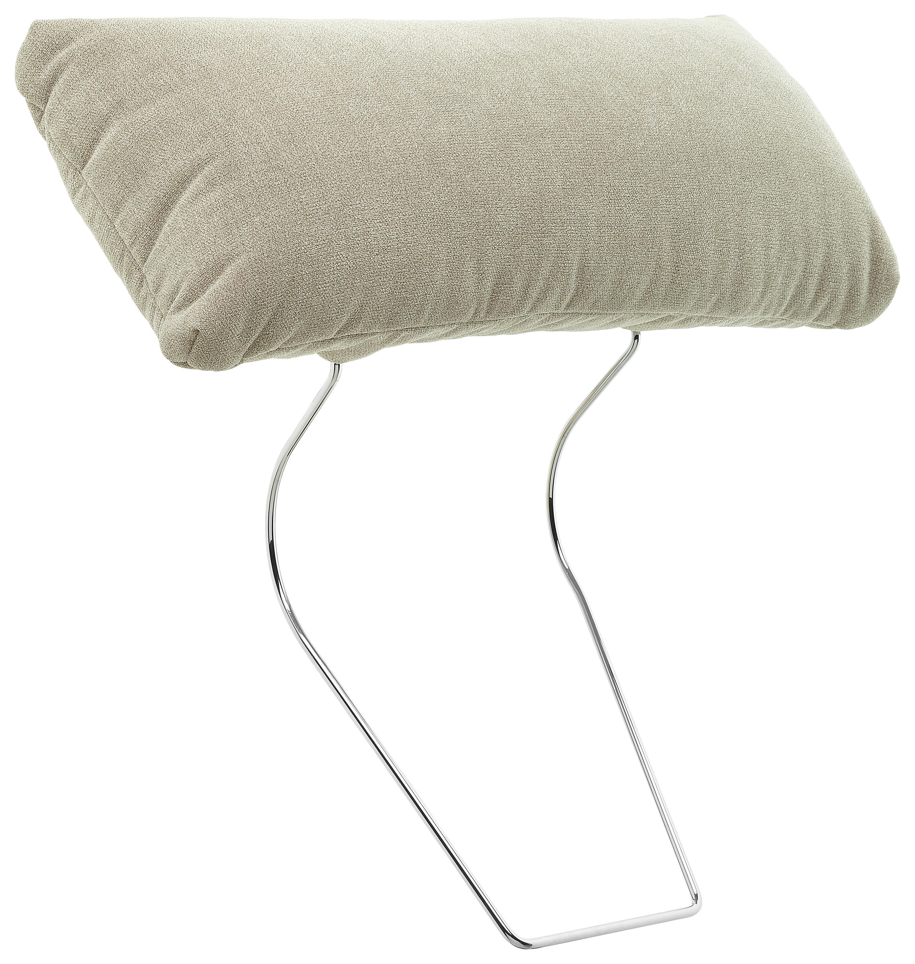 Kopfstütze Casper Beige - Beige, KONVENTIONELL, Textil (52/23/14cm) - Zandiara