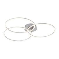 LED-Deckenleuchte Ivanka max. 41 Watt - Chromfarben, Design, Kunststoff/Metall (79/76/9cm)