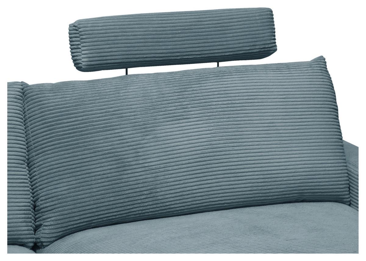 Kopfstütze Cora Türkis - Türkis, MODERN, Textil/Metall (63/57/40cm) - Mömax