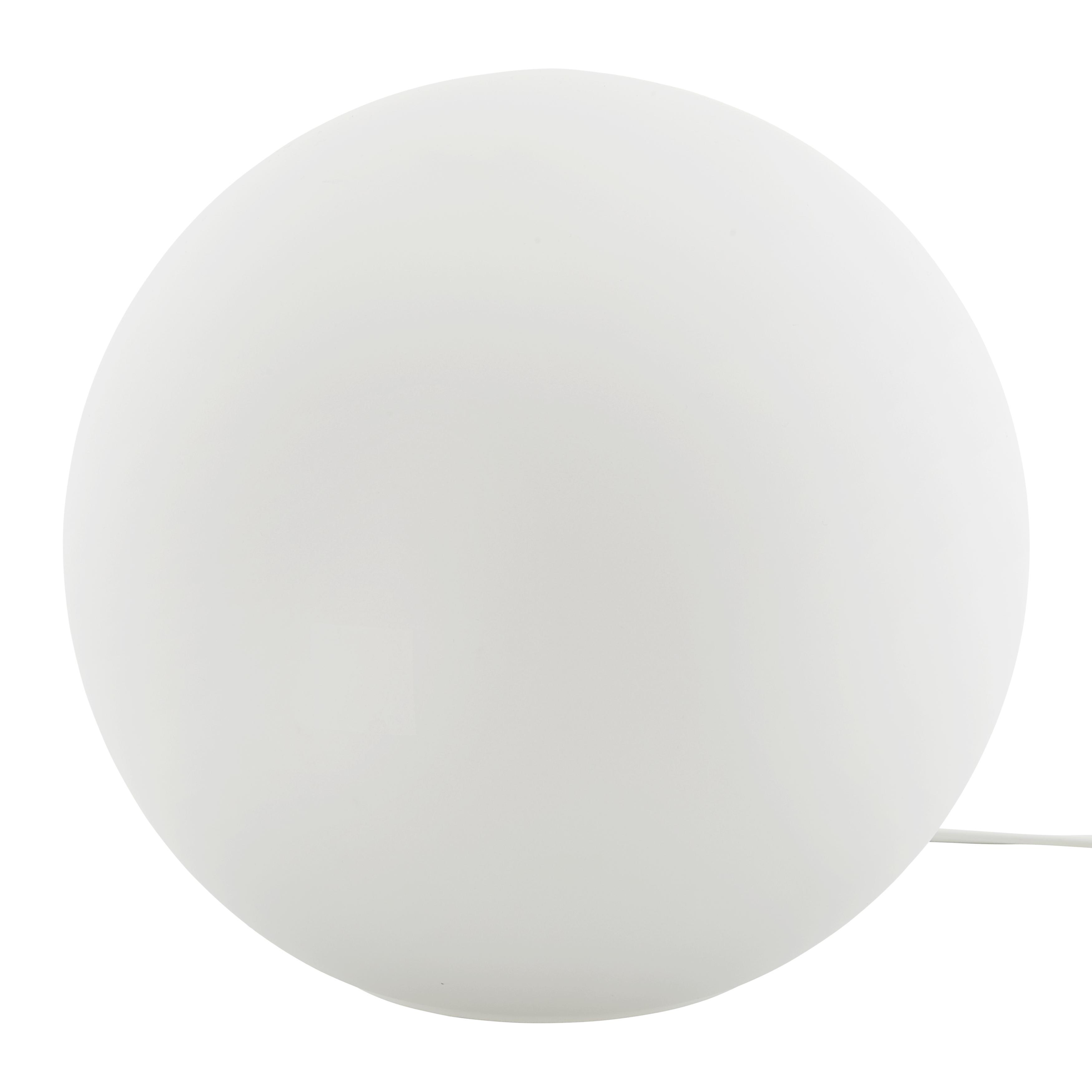 Tischleuchte Balla, max. 40 Watt - Weiß, Glas (25cm) - Mömax modern living