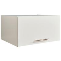 NADSTAWKA NA SZAFĘ LAUNDREEZY - kolor srebrny/biały, Design, materiał drewnopochodny/metal (67,5/38/67,5cm)