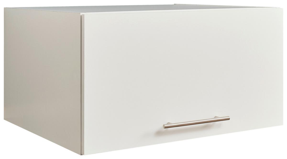 NADSTAWKA NA SZAFĘ LAUNDREEZY - kolor srebrny/biały, Design, materiał drewnopochodny/metal (67,5/38/67,5cm)