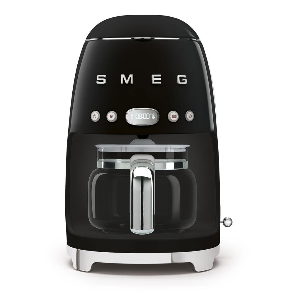 EKSPRES PRZELEWOWY DCF02BLEU - czarny, Basics, metal/szkło (24,5/36,1/25,6cm) - SMEG