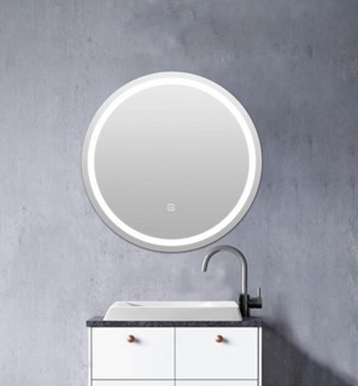 Leuchtspiegel Betty inkl. LED-Beleuchtung - MODERN, Glas (75cm) - Mömax
