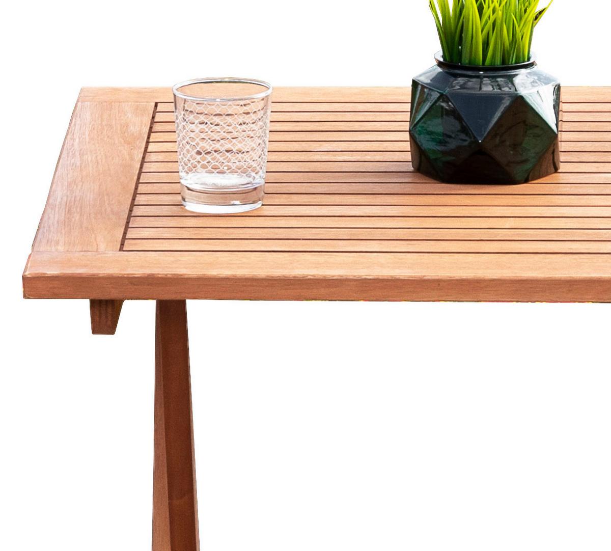 Set Za Balkon Comodoro, Masivno - rjava, Konvencionalno, les - Gardenson
