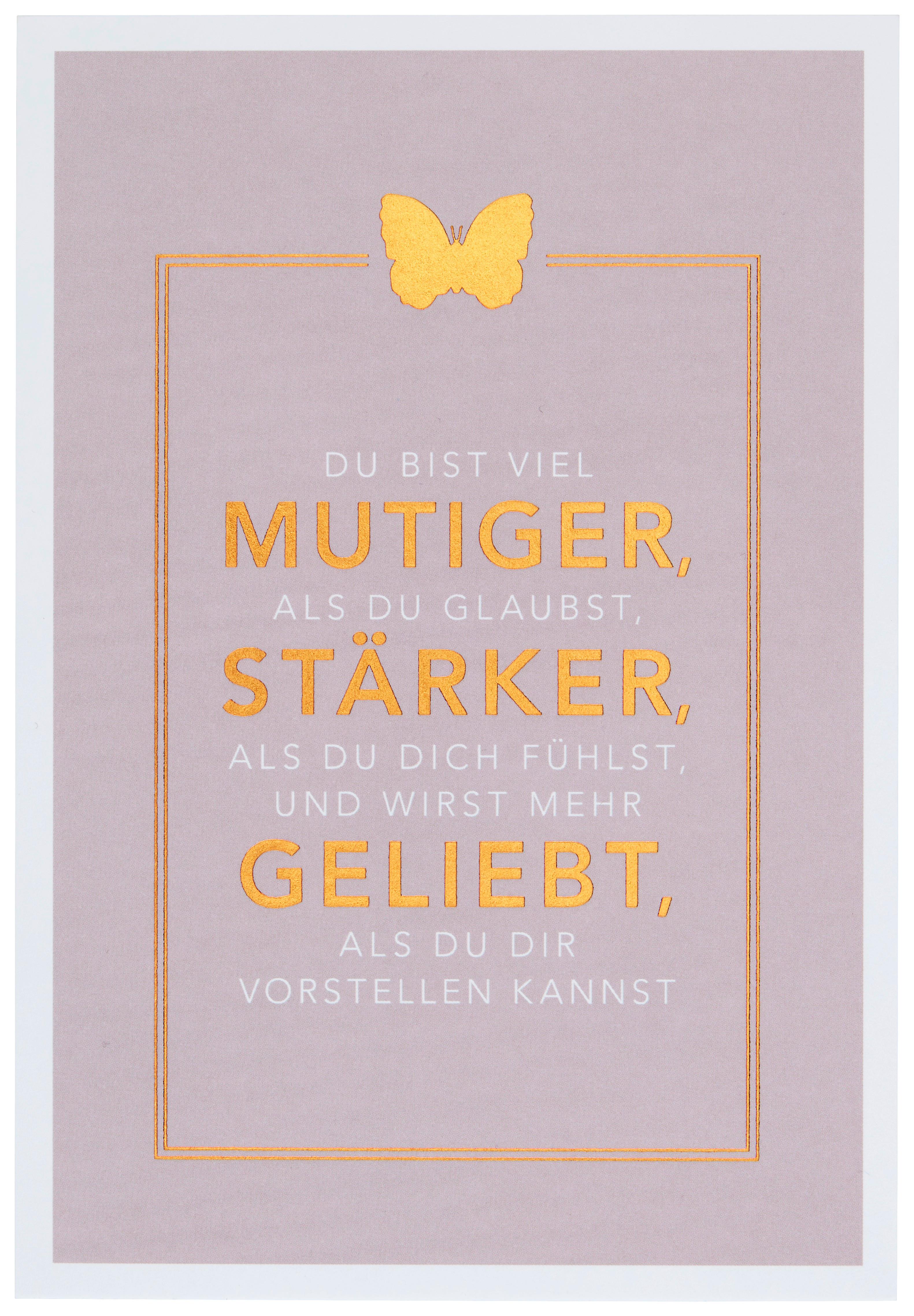 Postkarte Kupfergold in Multicolor - Multicolor, Basics, Papier (11,5/15,7cm)
