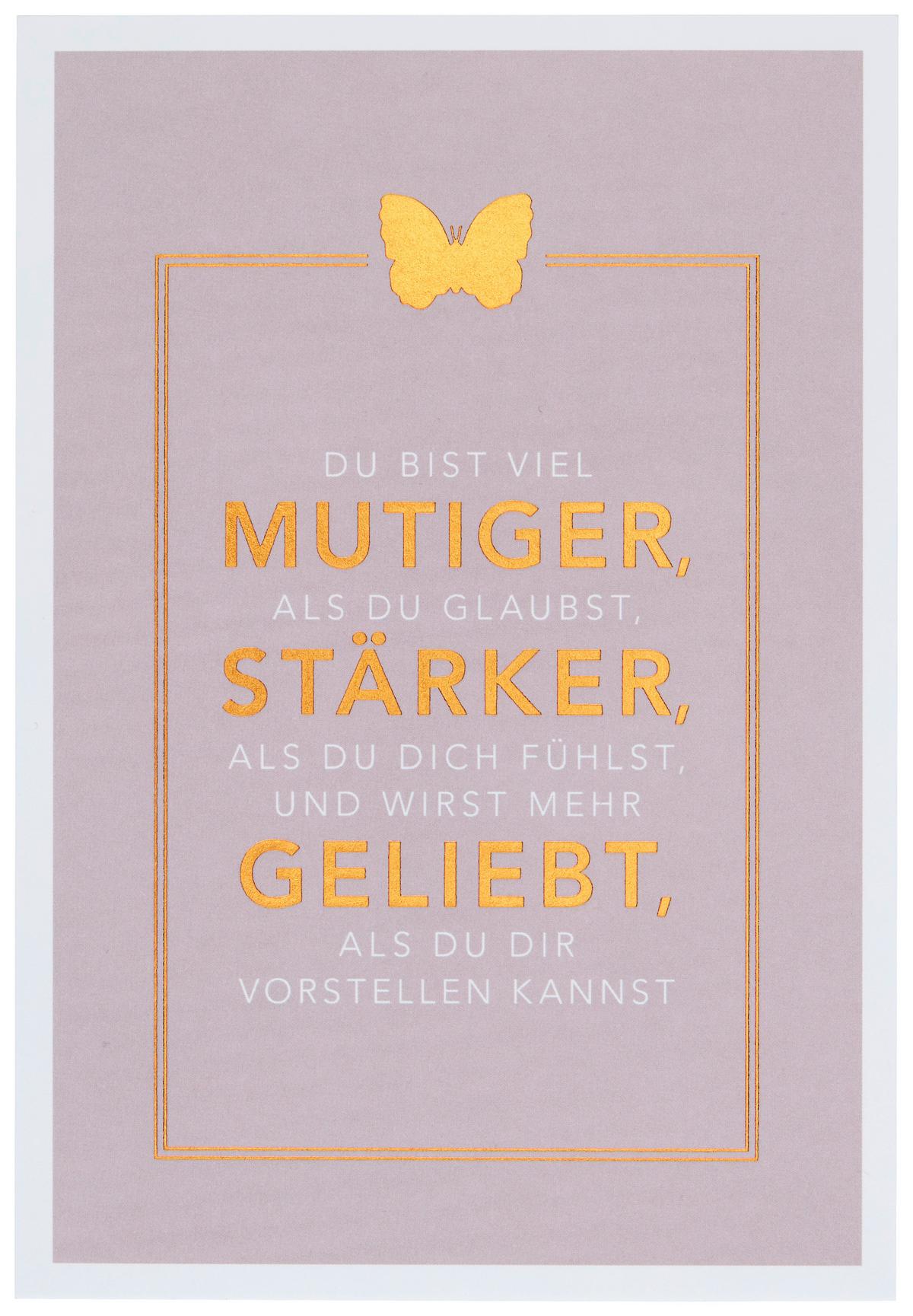 Postkarte Kupfergold in Multicolor - Multicolor, Basics, Papier (11,5/15,7cm)