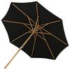 Sonnenschirm Cerox ca. 270x250 cm Schwraz - Schwarz, KONVENTIONELL (270/250cm) - Gardenson