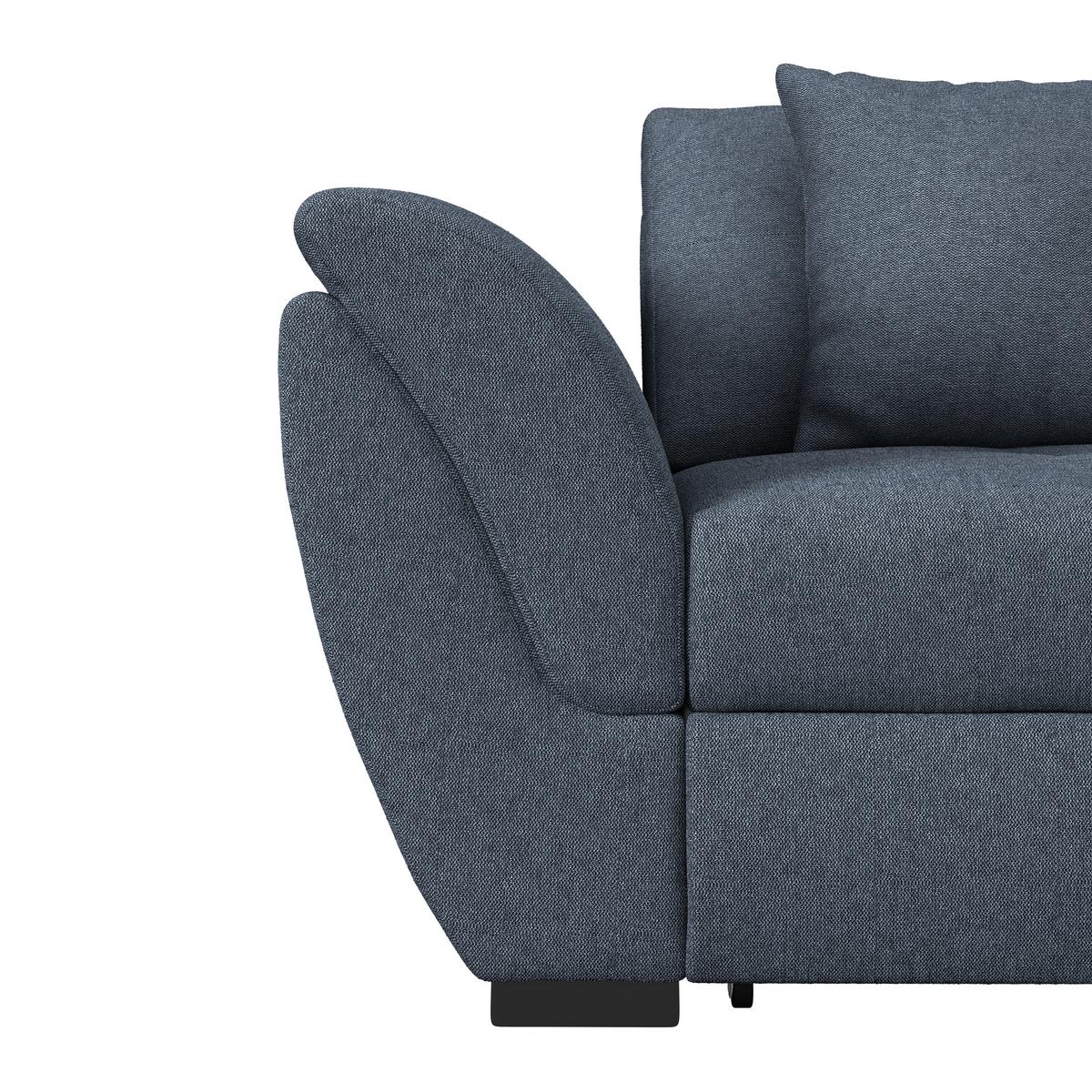 Coltar Berisso - albastru închis, Design, textil (278/187cm) - Mömax