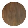 TABLE À MANGER RENE - couleur acacia/noir, MODERN, métal/bois (120/120/76cm) - Bessagi Home