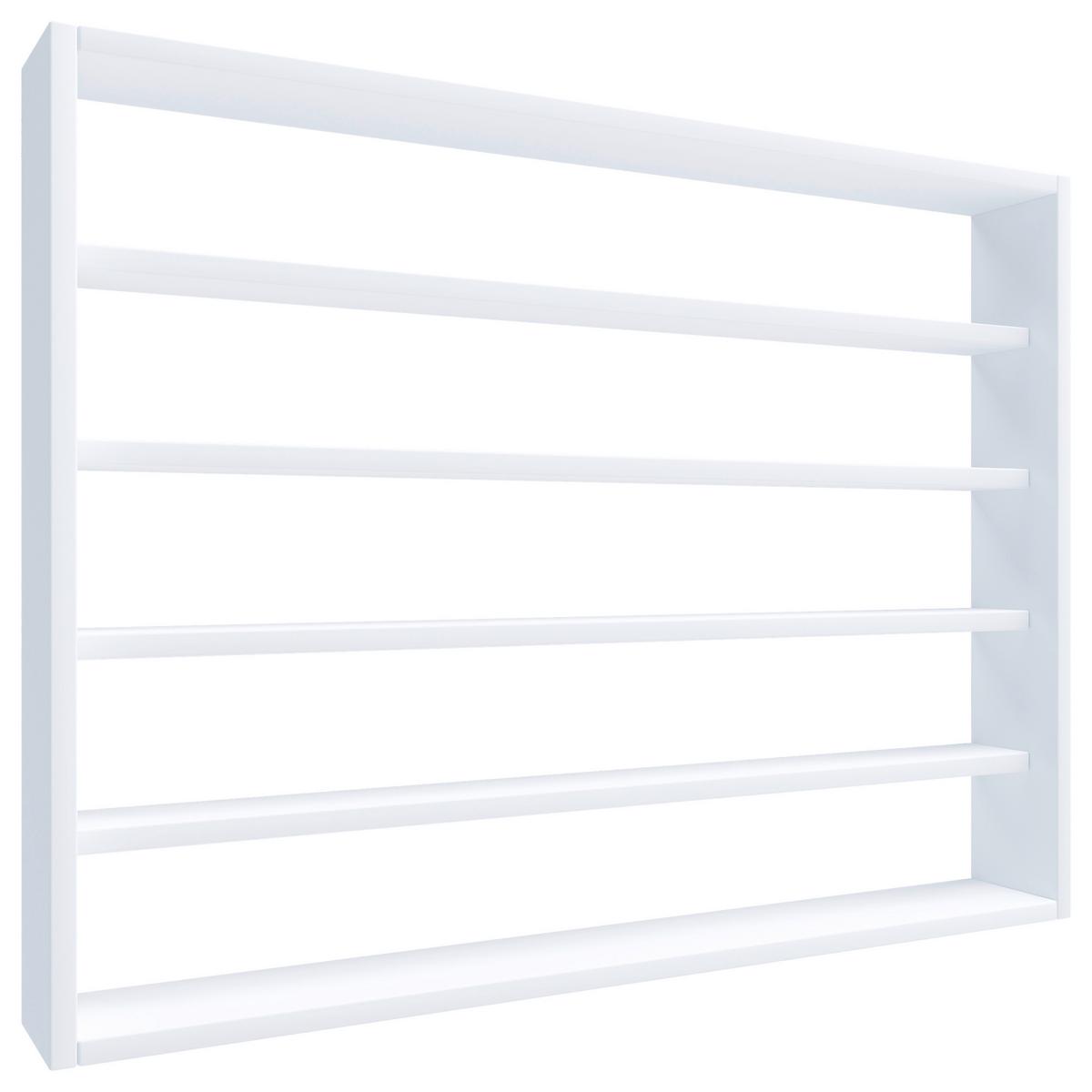 WANDREGAL OSADO L - Weiss, Design, Holzwerkstoff (80/60/10cm) - MID.YOU