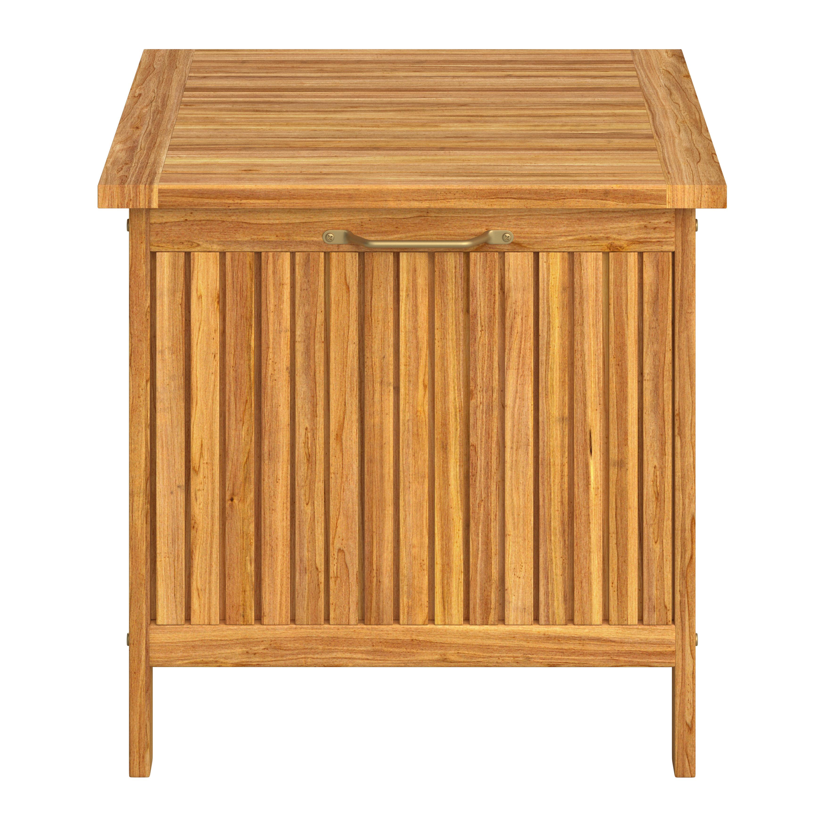 Kissenbox Franca Teakfarben aus Holz - Teakfarben, MODERN, Holz (55/53/60cm) - Bessagi Garden