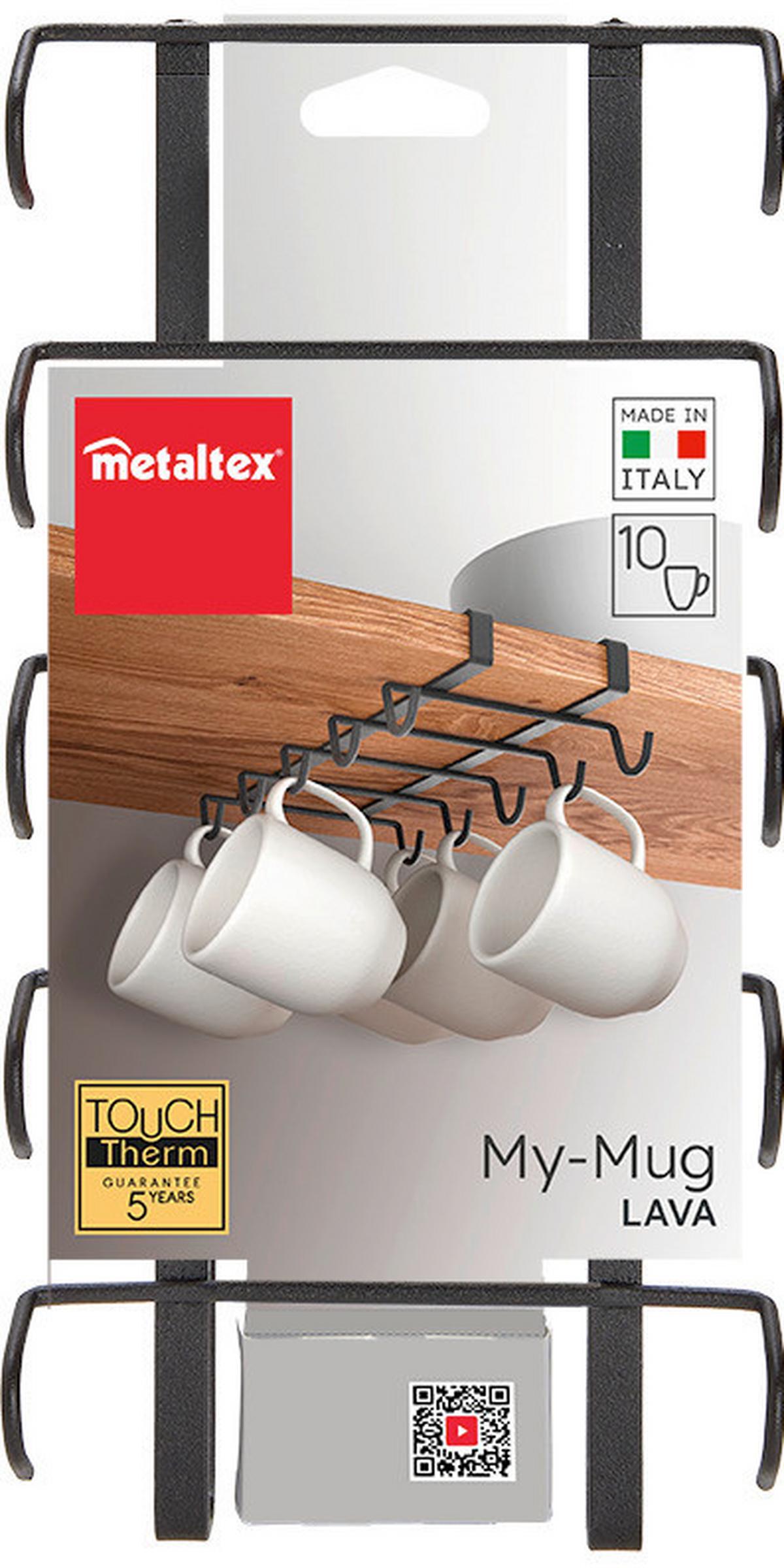 Konyhai Eszköztartó Mymug Lava - fém (28/14/6cm) - Metaltex