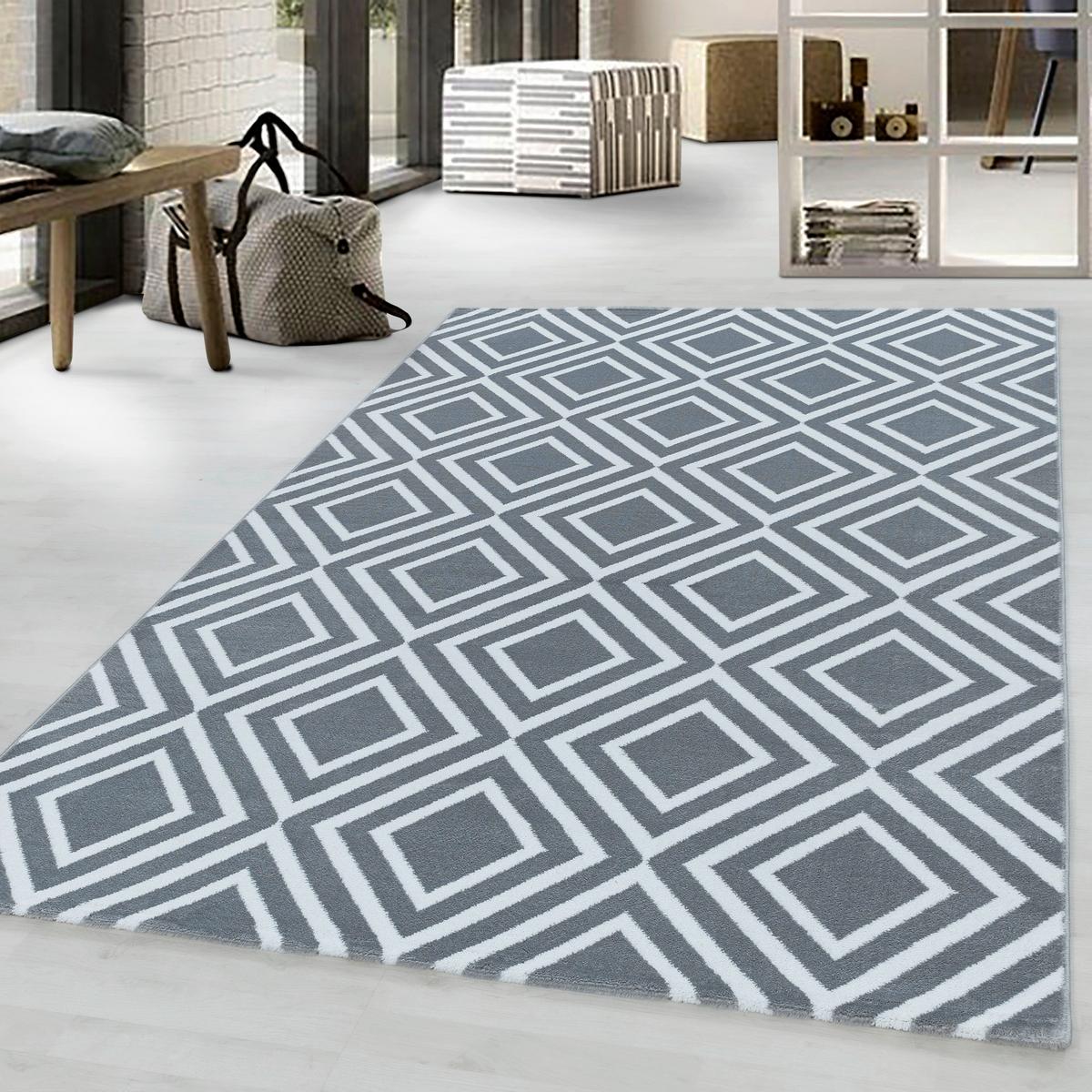 Webteppich Costa Grau ca. 200x290cm - Grau, Design, Textil (200/290cm)