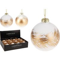 Glob de Crăciun din sticlă cca. 8 cm Pearl - Basics (8cm)