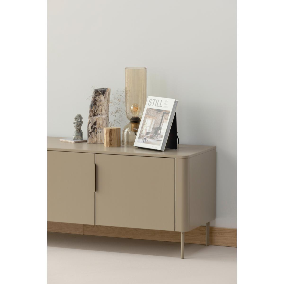 LOWBOARD Gunnar Schlammfarben B: 154cm - Schlammfarben, Design, Holz/Metall (154/56/44cm) - Livetastic