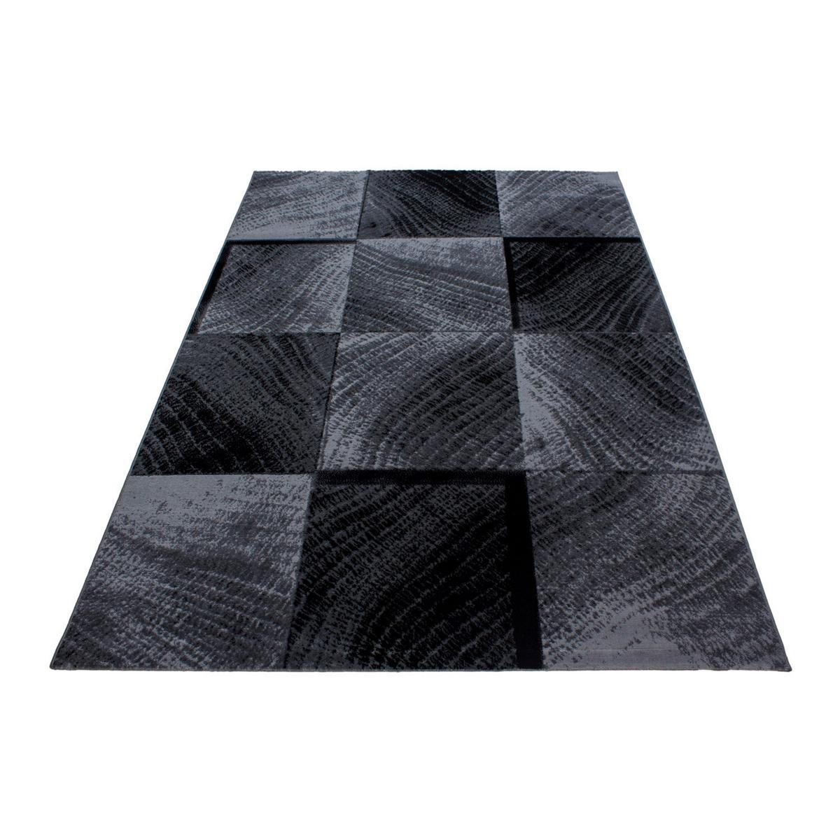 Webteppich Plus Schwarz ca. 160x230cm - Schwarz, Design, Textil (160/230cm) - Ayyildiz 