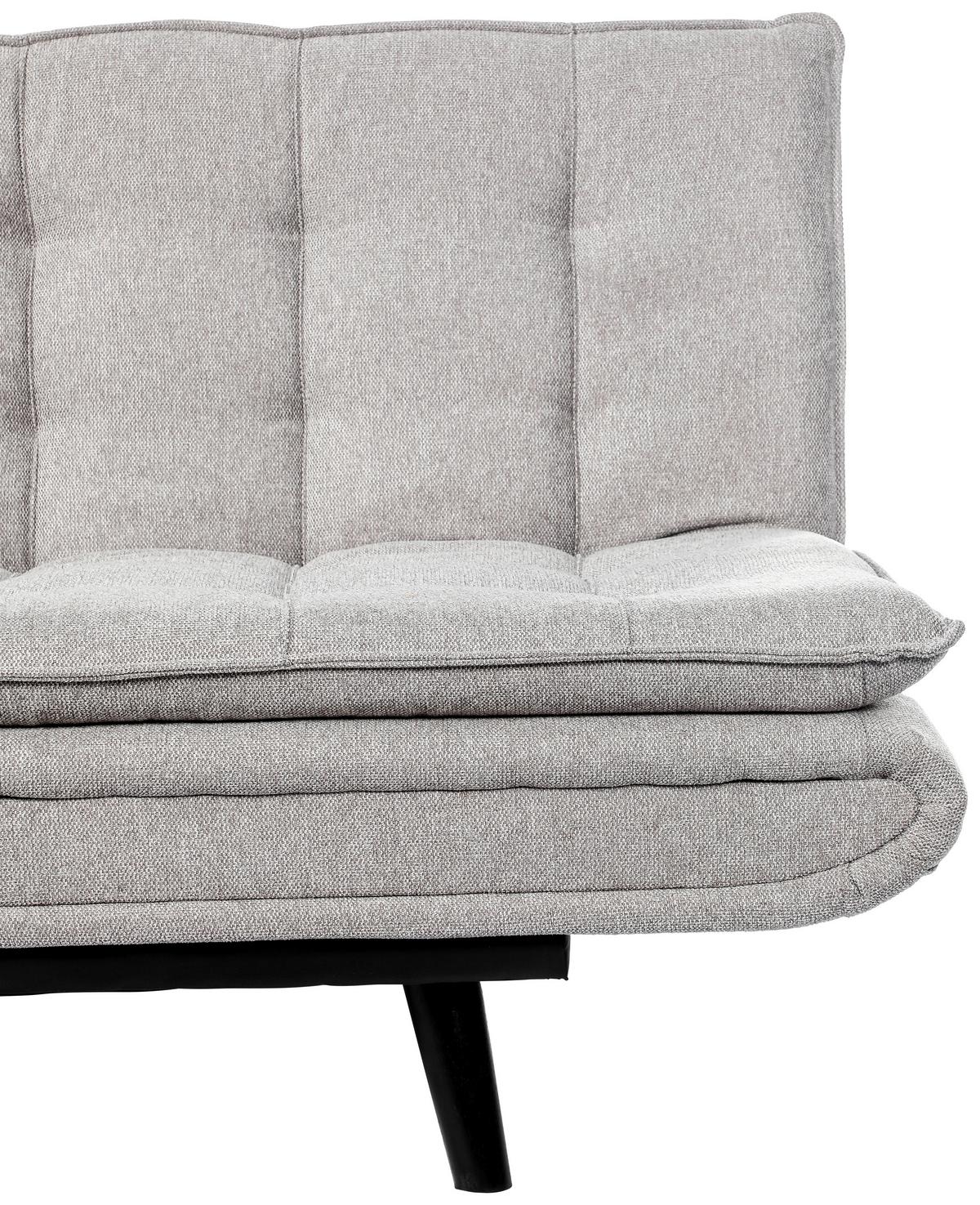 Schlafsofa Sun Grau - Schwarz/Grau, MODERN, Holz/Textil (190/83/93cm) - Mömax